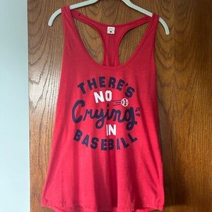 Homage “There’s No Crying in Baseball” Racerback Tank Top